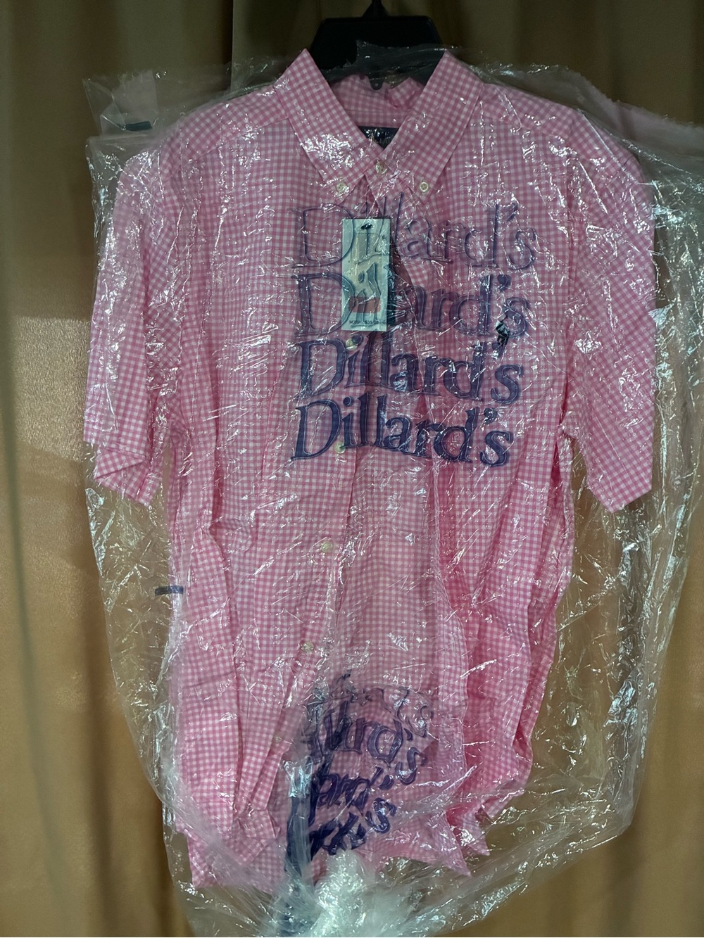 Polo by Ralph Lauren Pink Gingham Short-Sleeve Button-Down Shirt